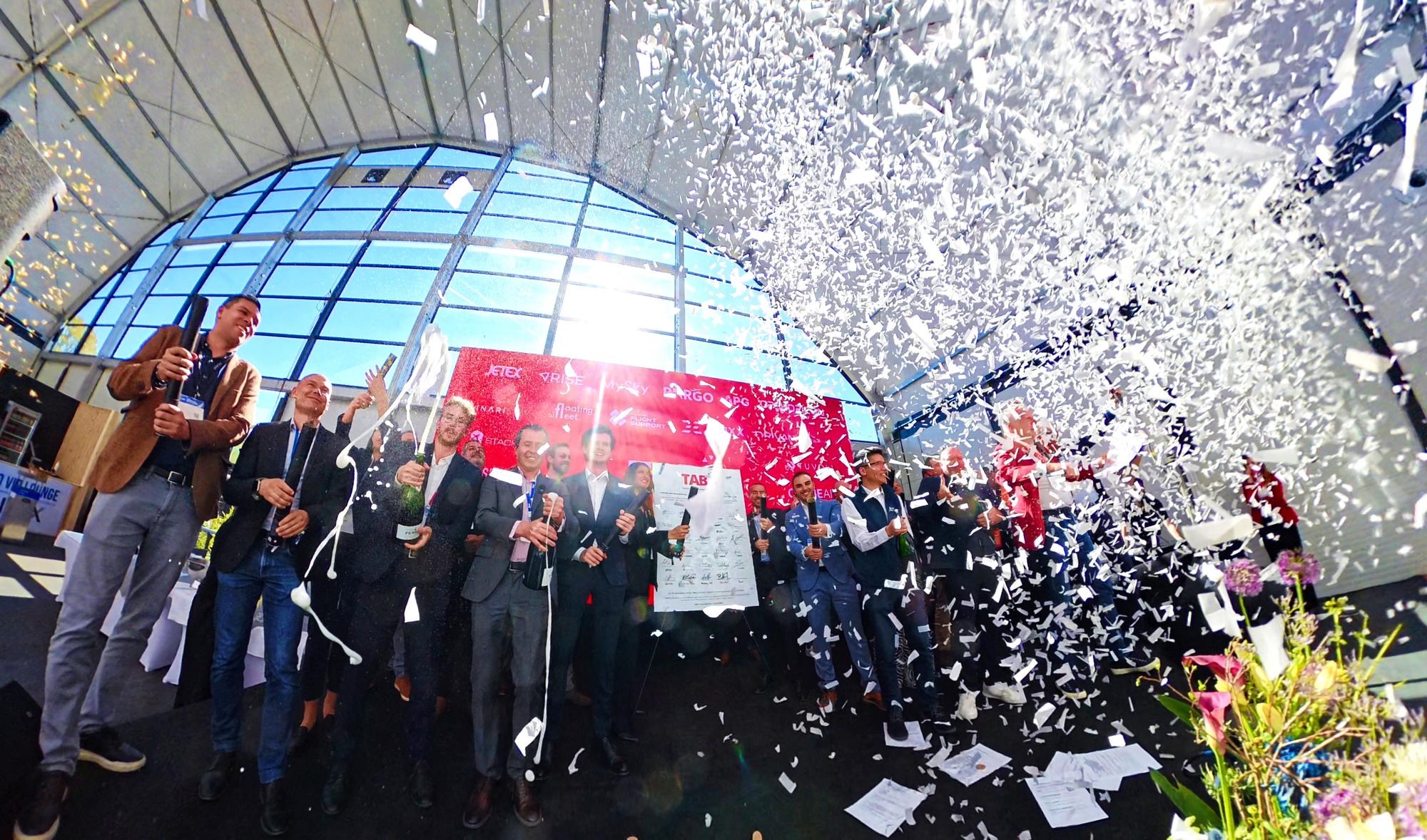Founding members celebrate the TAB* launch at AERO Friedrichshafen 2026